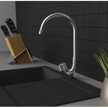 Virtuves ūdens maisītājs Rubineta SWAN 33ST Kods: SW0058 Nerūsējošais tērauds