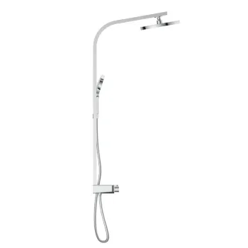 Dušas sistēma Schütte Samoa Rain ar termostatu ø260 hromēta / pelēka Dušas sistēma Schütte Samoa Rain ar termostatu ø260 hromēta / pelēka