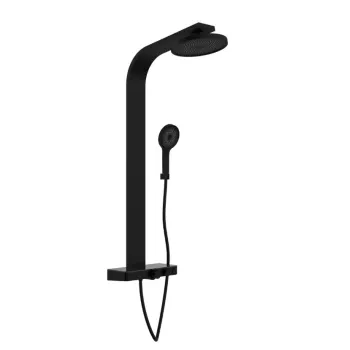 Dušas sistēma Schütte Samoa Rain ar termostatu ø260, melns Dušas sistēma Schütte Samoa Rain ar termostatu ø260, melns