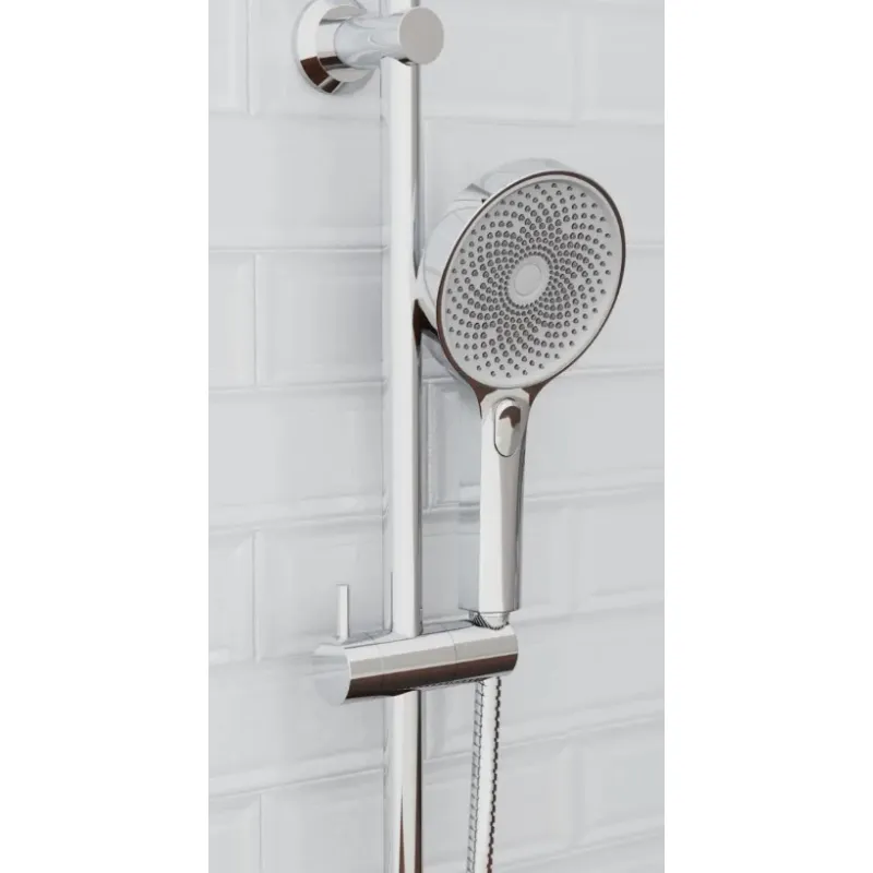 Dušas klausule Schütte Samoa Rain Ø 13cm, hromēta/balta