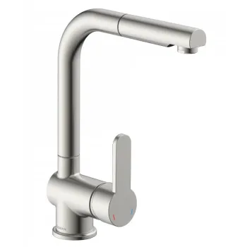 Virtuves maisītājs Schütte London ar izvelkamu galvu, nerūsējošā tērauda Virtuves maisītājs Schütte London ar izvelkamu galvu, nerūsējošā tērauda