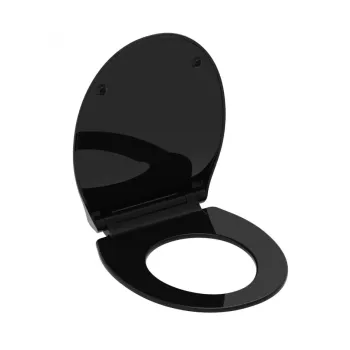 Poda vāks Schütte SLIM,Duroplast ar Soft Close, Melns Poda vāks Schütte SLIM,Duroplast ar Soft Close, Melns
