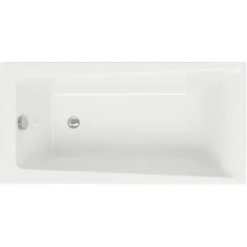 Vanna Cersanit Lorena 140x70cm Akrila Balta ar kājām S301-073