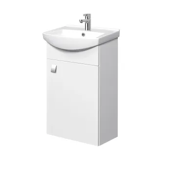 Vannas istabas skapītis Riva SA 44-11 (Bez Izlietnes) Balts