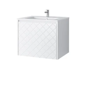 Vannas istabas skapītis Riva SA600H (Bez Izlietnes) Balts Matēts