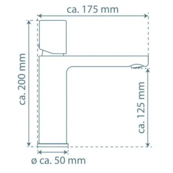Schütte NEW YORK izlietnes maisītājs matēts melns