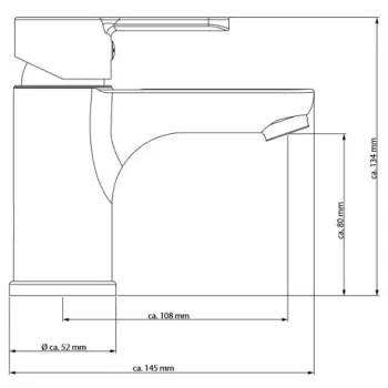 Schütte Denver izlietnes maisītājs, matēts melns. Push-open nopl Schütte Denver izlietnes maisītājs, matēts melns. Push-open nopl