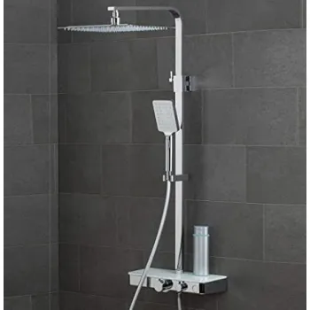 Schütte Ocean galvas duša komplekts ar termomaisīt. ø300,hr/bal Schütte Ocean galvas duša komplekts ar termomaisīt. ø300,hr/bal