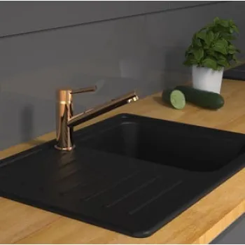 Schütte Cornwall virtuves izlietnes maisītājs, pulēts varš Schütte Cornwall virtuves izlietnes maisītājs, pulēts varš