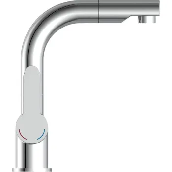 Schütte London izlietnes maisītājs ar izvelkamu galu,hroms Schütte London izlietnes maisītājs ar izvelkamu galu,hroms