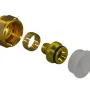 Eirokonusa savienojums Uponor Vario  PEX 14x2,0-G3/4"FT