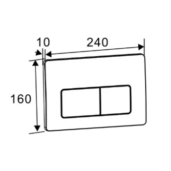 Poga Vento UP007.04 matēta melna