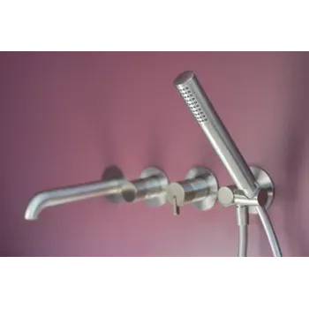 Vannas maisītājs Denate Silia uz vannas malas, Satīns BQS_F18P