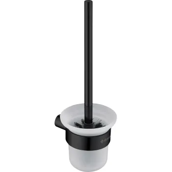 Tualetes birste Deante Round, melns ADR_N711