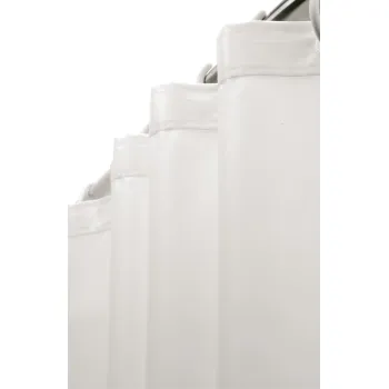Dušas aizkars, universāls, 120 cm - 8 šūnas Deante Lehnen, balts NIL_AZ12