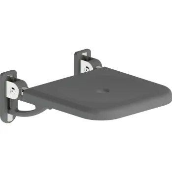 Pie sienas stiprināms salokāms sēdeklis Deante Lehnen, antracīts NIL_T51A