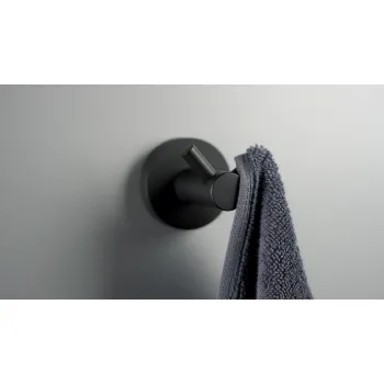 Drēbju pakaramais āķis, trīskāršais Deante Jasmin, melns ADJ_N121