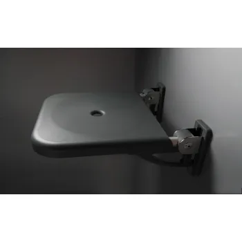 Pie sienas stiprināms salokāms sēdeklis Deante Lehnen, antracīts NIL_T51A