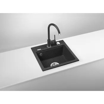 Granīta izlietne ar maisītāju Deante Zorba, grafīts ZQZA2103