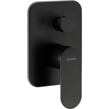 Iebūvējams dušas maisītājs ar dušas pārslēdzēju Deante Alpinia, melns BGA_N44P