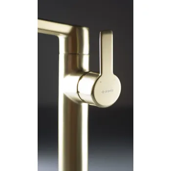 Augsts izlietnes maisītājs Deante Arnika, matēts zelts BQA_R20K