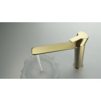 Augsts izlietnes maisītājs Deante Arnika, matēts zelts BQA_R20N