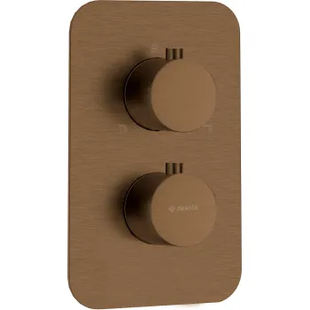 Termostatiskās kārbas ārējais elements Deante Therm, matēta bronza BXY_CEBT
