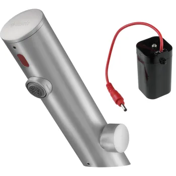 Vannas istabas izlietnes maisītājs Deante SENSE SENSOR STEEL ar temperatūras regulāciju 4xAA(LR6), Steel BQR_F29R