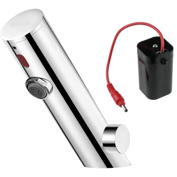 Vannas istabas izlietnes maisītājs Deante SENSE SENSOR ar temperatūras regulāciju 230/6V Pulēts tērauds BQR_P29R