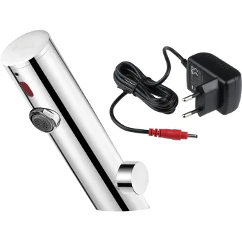 Vannas istabas izlietnes maisītājs Deante SENSE SENSOR ar temperatūras regulāciju 230/6V Pulēts tērauds BQR_P29V