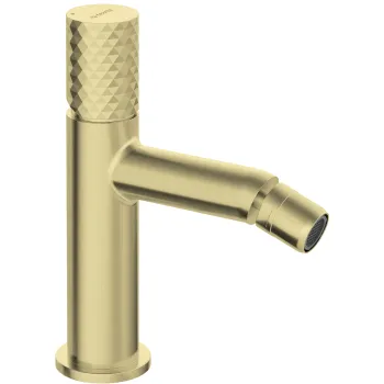 Bidē maisītājs Deante Silia Hexa ar Clic-Clack vārstu, Matēts Zelts BHS_R30M