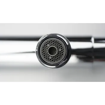 Virtuves jaucējkrāns ar ūdens filtra pieslēgumu un izvelkamu izteku Deante Eridan, hroms BRE_075M