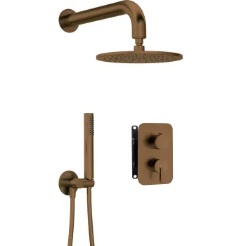 Dušas sistēma Deante Silia iebūvējama, Matēta bronza BXYYCQSM