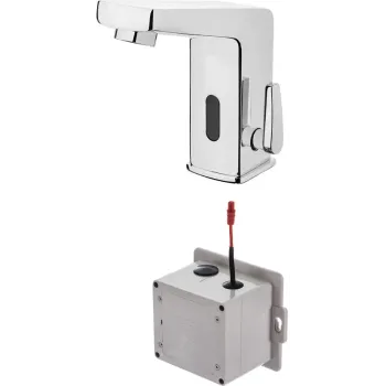 Vannas istabas izlietnes maisītājs Deante Silja SENSOR ar temperatūras regulāciju, Hromēts BCH_029R