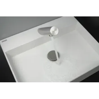 Vannas istabas izlietnes maisītājs Deante SENSE SENSOR STEEL ar temperatūras regulāciju 4xAA(LR6), Steel BQR_F29R