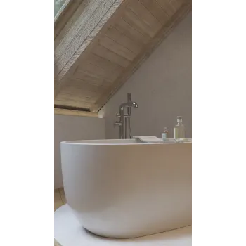 Vannas maisītājs Denate Silia uz grīdas stāvošs, Hromēts BQS_017M