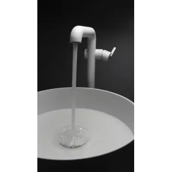 Vannas maisītājs Denate Silia uz grīdas stāvošs, Titāna Krāsa BQS_D2KK