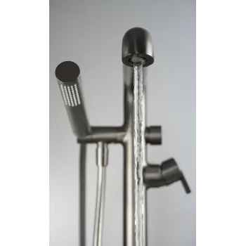 Vannas maisītājs Denate Silia uz grīdas stāvošs, Titāna Krāsa BQS_D17M