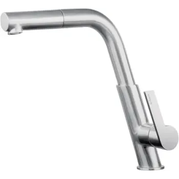 Virtuves izlietnes maisītājs Deante Silia ar izvelkamu galvu, Satīns BQS_F73M