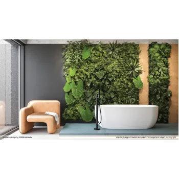 Vannas maisītājs Denate Silia uz grīdas stāvošs, Melns BQS_N17M