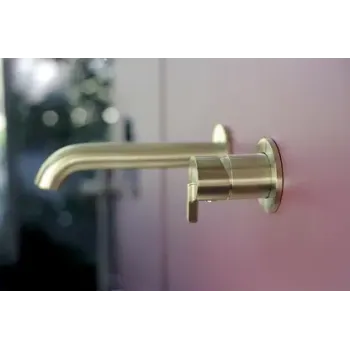 Vannas istabas izlietnes maisītājs Deante Silia, Matēts Zelts BQS_R54L