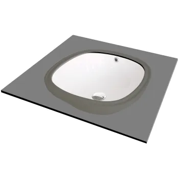 Keramikas izlietne, piekarama pie sienas Deante Alpinia, balts CGA_6U4U