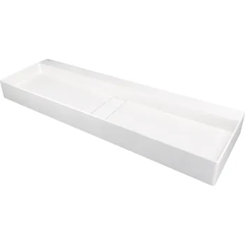 Granīta virsmas izlietne ar pārplūdes vāciņu Deante Blur, алебастр CQB_AU2S