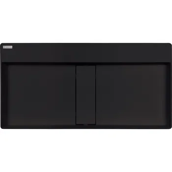 Granīta virsmas izlietne ar pārplūdes vāciņu Deante Blur, melns CQB_NU8S