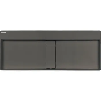 Granīta virsmas izlietne ar pārplūdes vāciņu Deante Blur, металлический antracīts CQB_TU1S