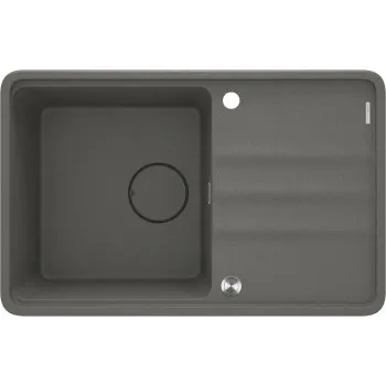 Virtuves izlietne Deante MOMI Granīta 780x550X229mm, ANTHRACITE METALLIC Antarcīts