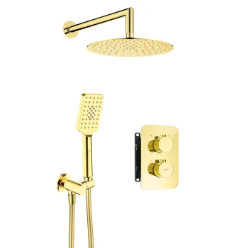 Dušas sistēma Deante Therm ar termostatu, zelts BXYZGEBT