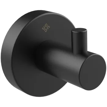 Drēbju pakaramais āķis, stiprināma pie sienas Deante Jasmin, melns ADJ_N111