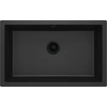 Granīta izlietne, pie sienas stiprināma Deante Corda, grafīts metālisks ZQA_G10D