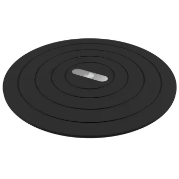 AQUASANITA Silikona paliktnis Ø200 mm, melns